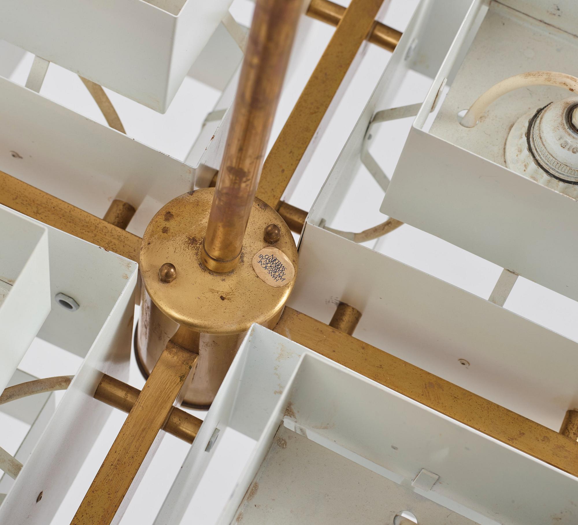 Hans-Agne Jakobsson, a ceiling light 'C769 4 P/Selectra', Hans Agne Jakobsson AB, Markaryd Sweden 1960-70s.