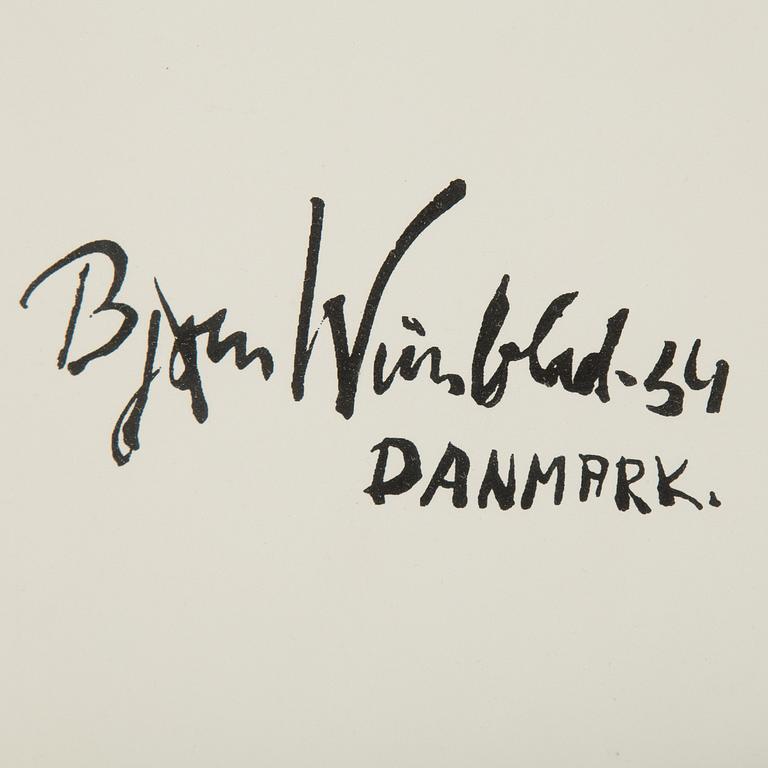 BJÖRN WIINBLAD, a silk screen poster, TT Serigrafi AS, Denmark.