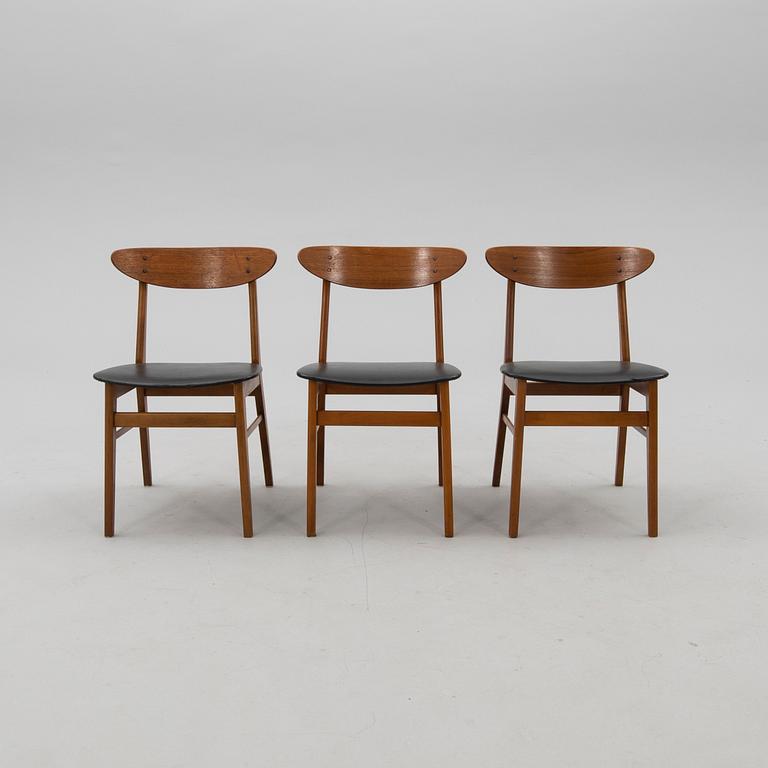 Chairs 6 pcs Farstrup Denmark 20th century mid.