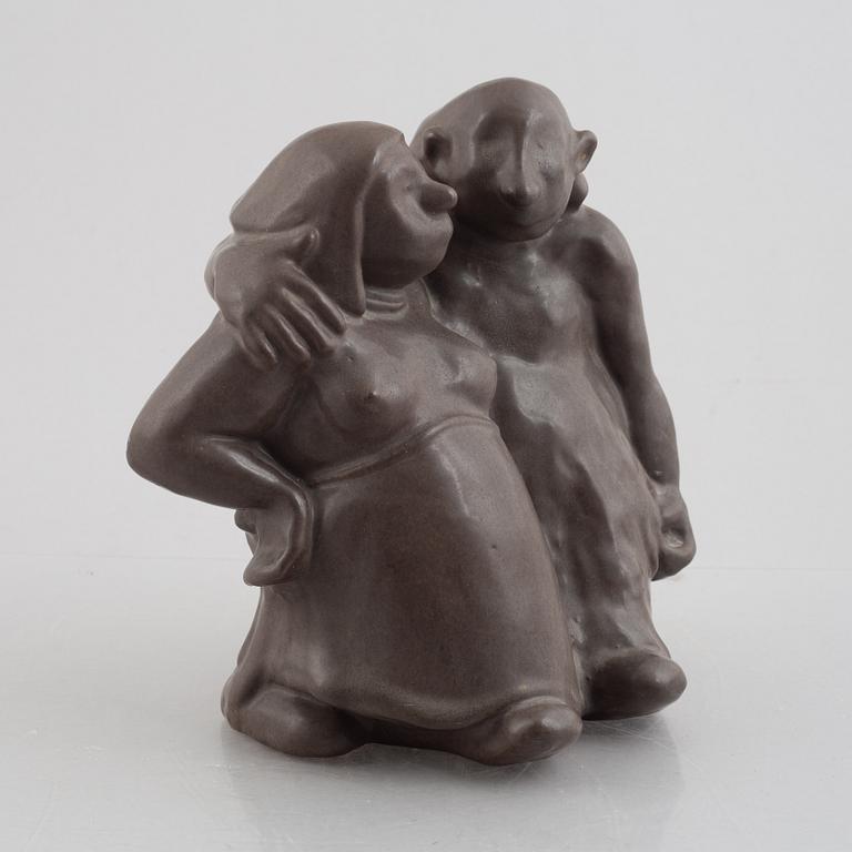 Åke Holm, a stoneware figurine, Höganäs.