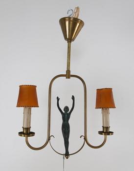 TAKLAMPA, art-deco, 1900-tal.