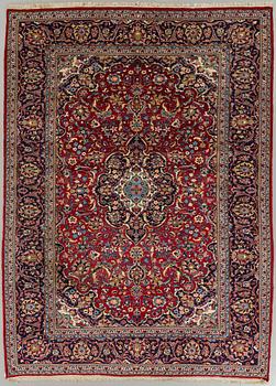 A semiantique Keshan carpet ca 297 x 210 cm.