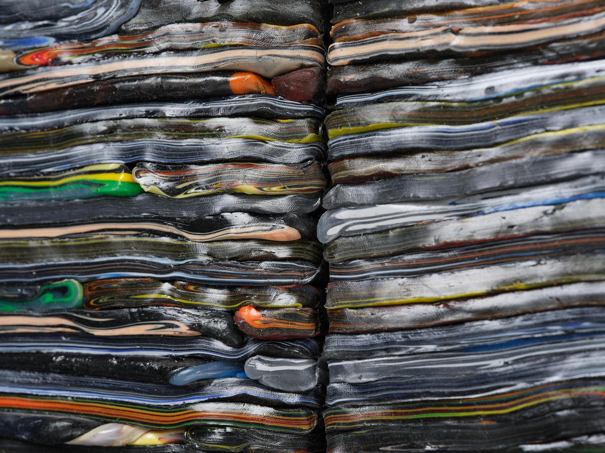 Matthias van Arkel, "Stripe Painting Black".
