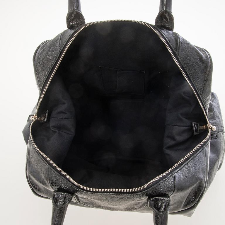 YVES SAINT LAURENT Easy Patent Leather Boston Bag.