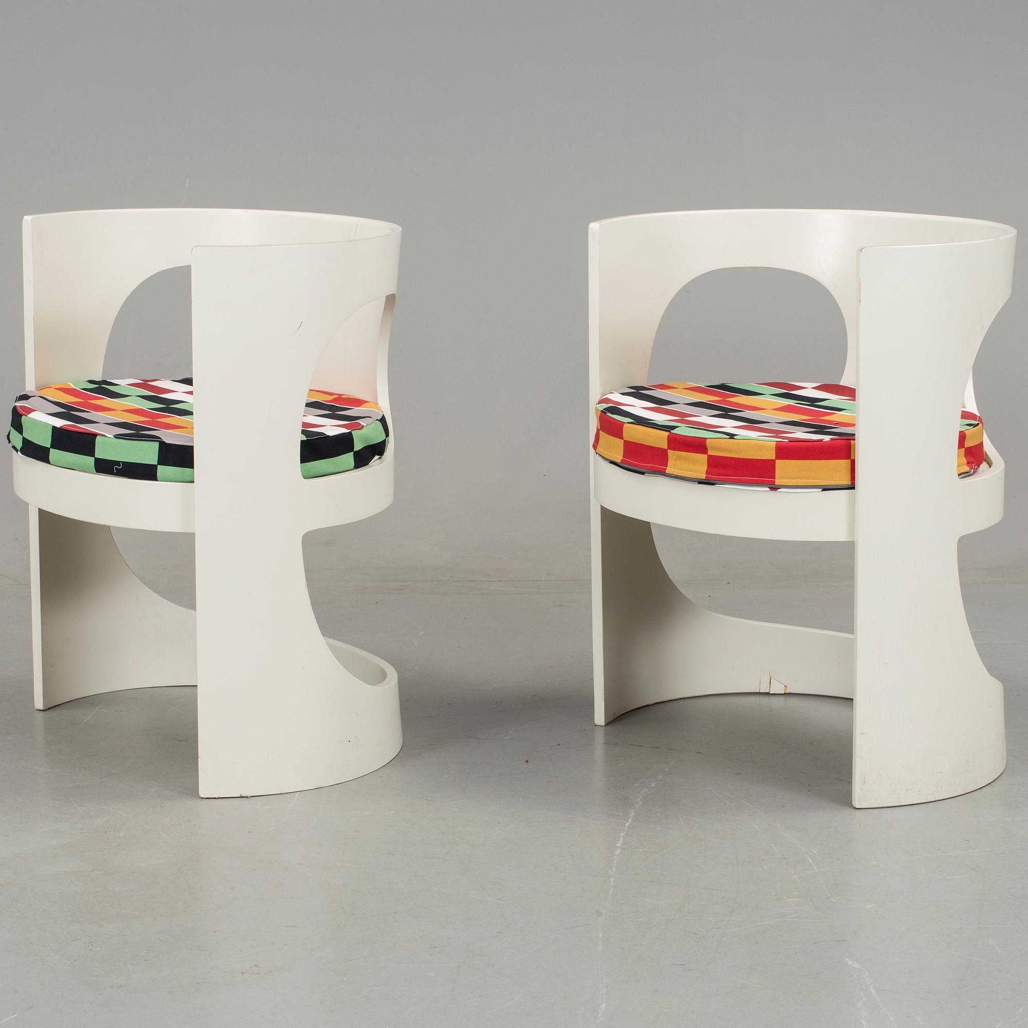 ARNE JACOBSEN, "Prepop", för Asko 1968, matgrupp, 6 delar.