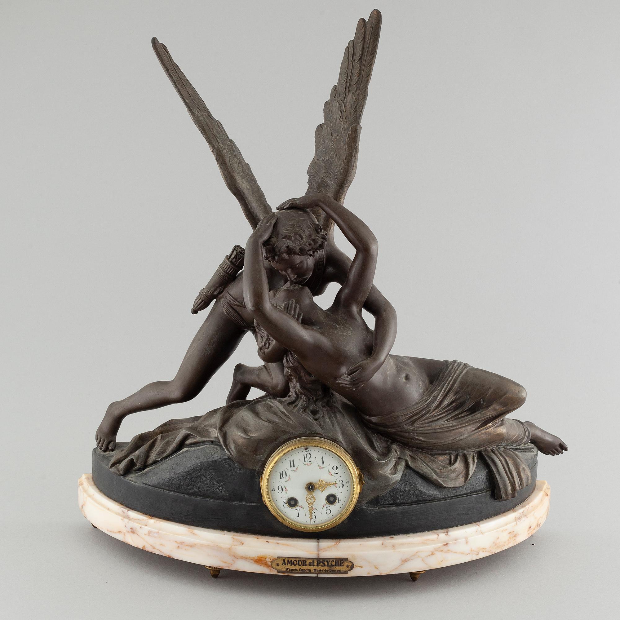 BORDSPENDYL, Frankrike, tidigt 1900-tal, märkt Fabrication Francaise.