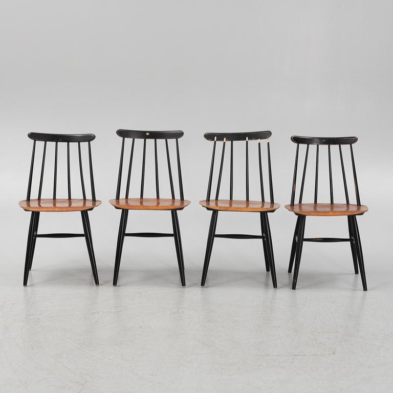 Ilmari Tapiovaara, a set of four 'Fanett' chairs, Edsbyverken, 1950's/60's.