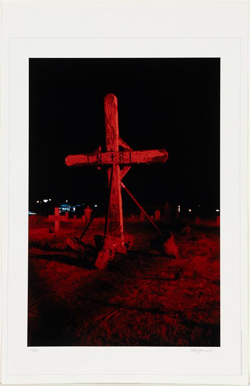 Carl Michael von Hausswolff,  "Red Cross", 2009.