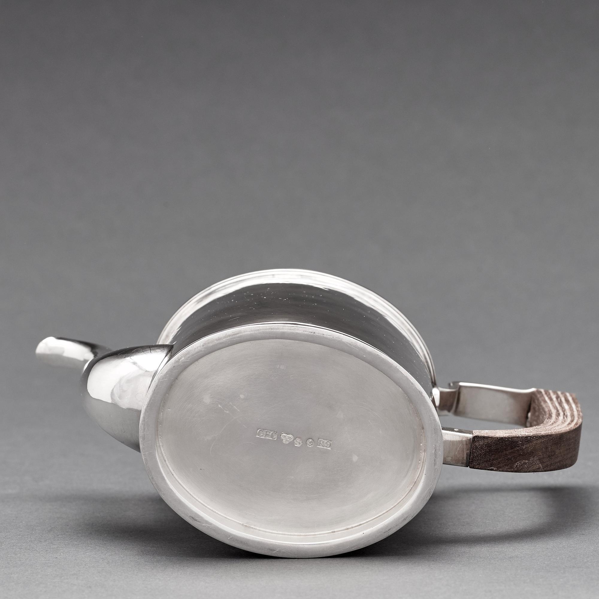 Carl Fredrik Carlman, a 3 pieces coffee service, Stockholm 1967.