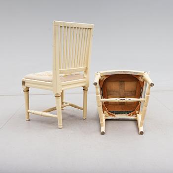 STOLAR, 1 par, gustavianska, 1700-talets slut.