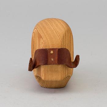 Arne Tjomsland, a wooden sculpture, Norway.