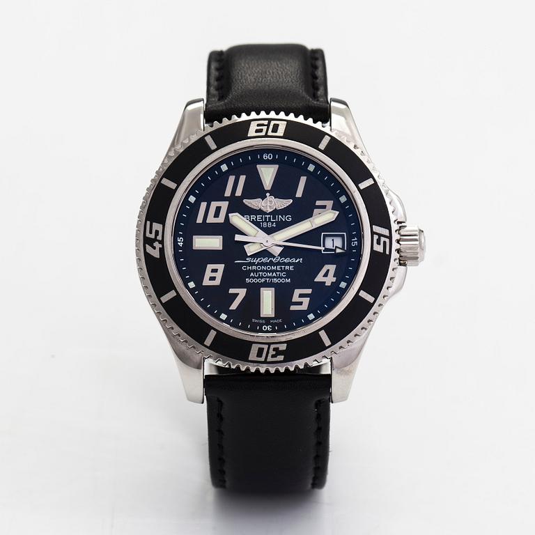 Breitling, Superocean, 1500m, armbandsur, 42 mm.