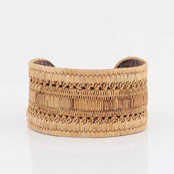 Ellen Kitok-Andersson, a root bracelet, signed EKA.