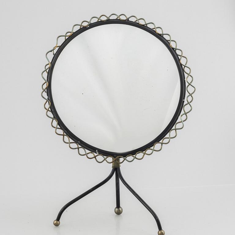 Hans-Agne Jakobsson, a table mirror, Hans-Agne Jakobsson AB, Åhus/Markaryd, 1950's.