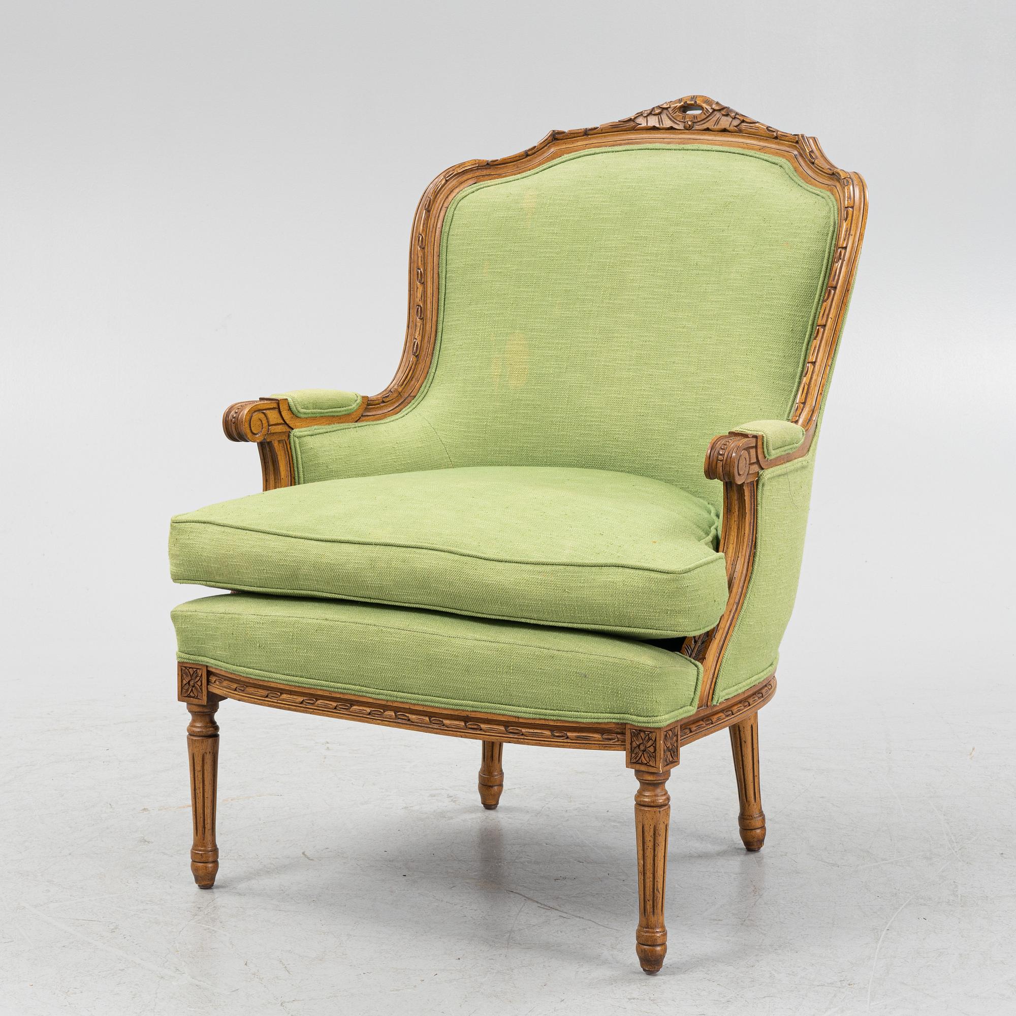 Bergère, Louis XVI-stil, 1900-talets första hälft.