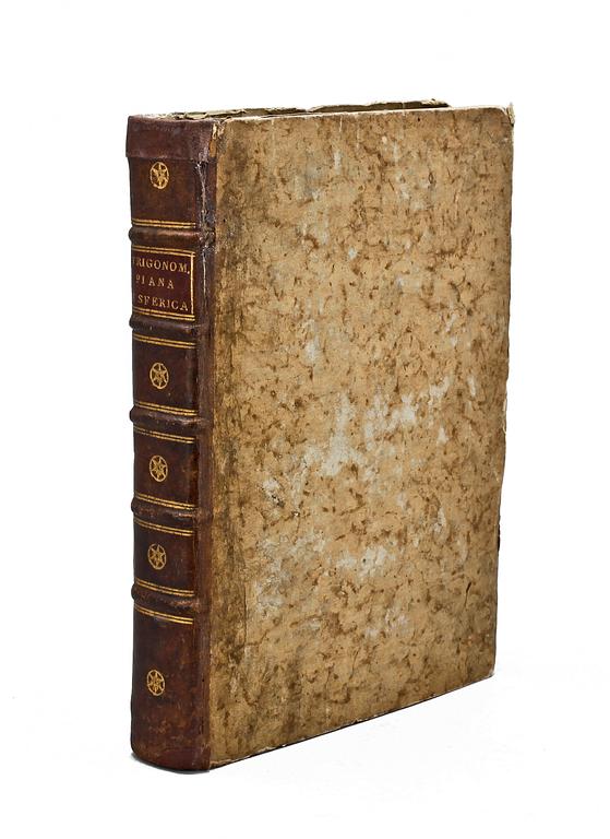 BOK, "Trigonometria piana e sferica" av Antonio Cagnoli, Paris 1786.