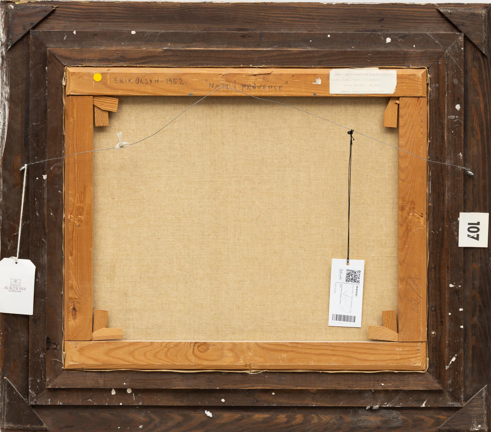 Erik Olson, "Natt i Provence".