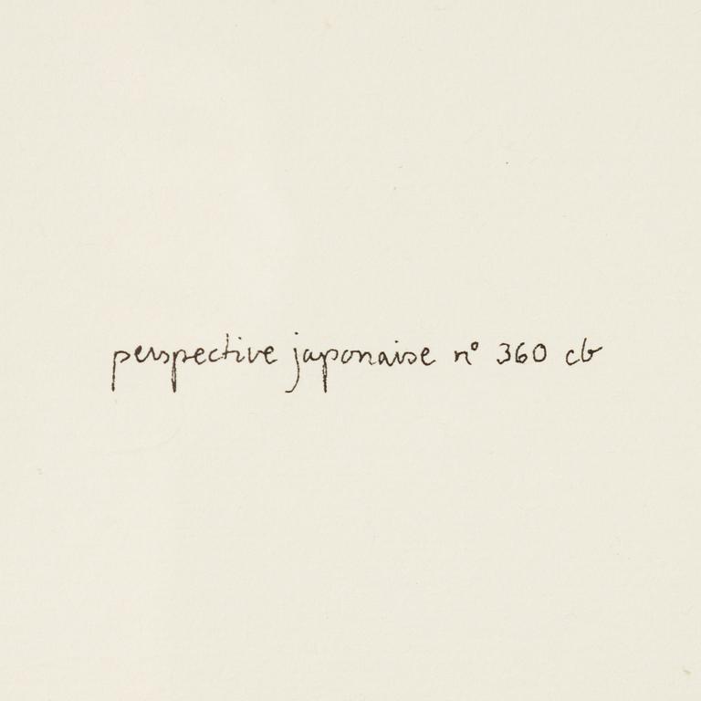 Oscar Reutersvärd, indian ink on paper, signed.