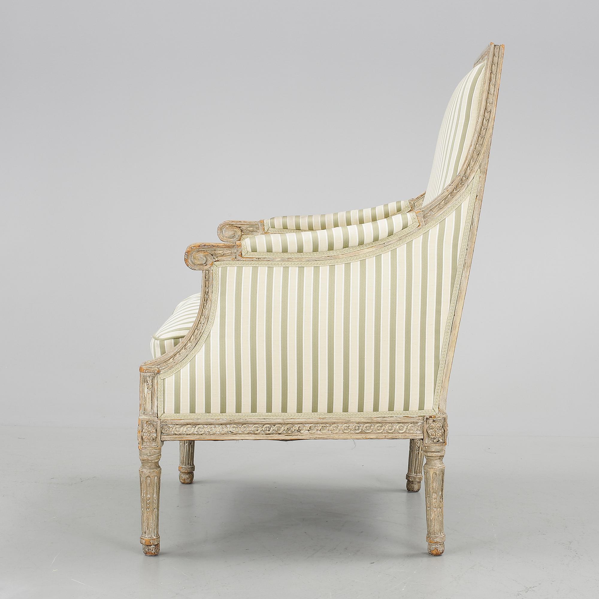 BERGERE, Louis XVI-stil 1800-tal.