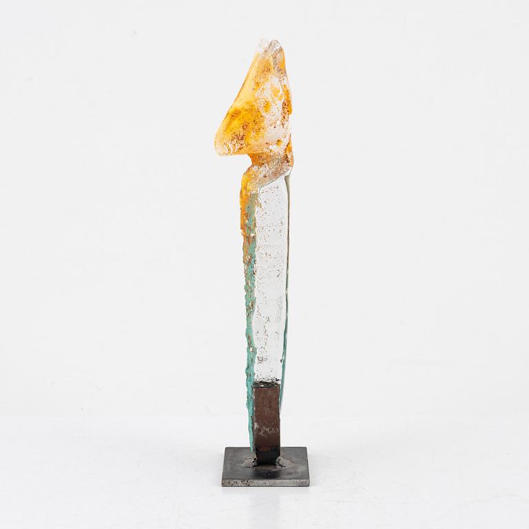 Björn Ekegren, a glass sculpture, signed.