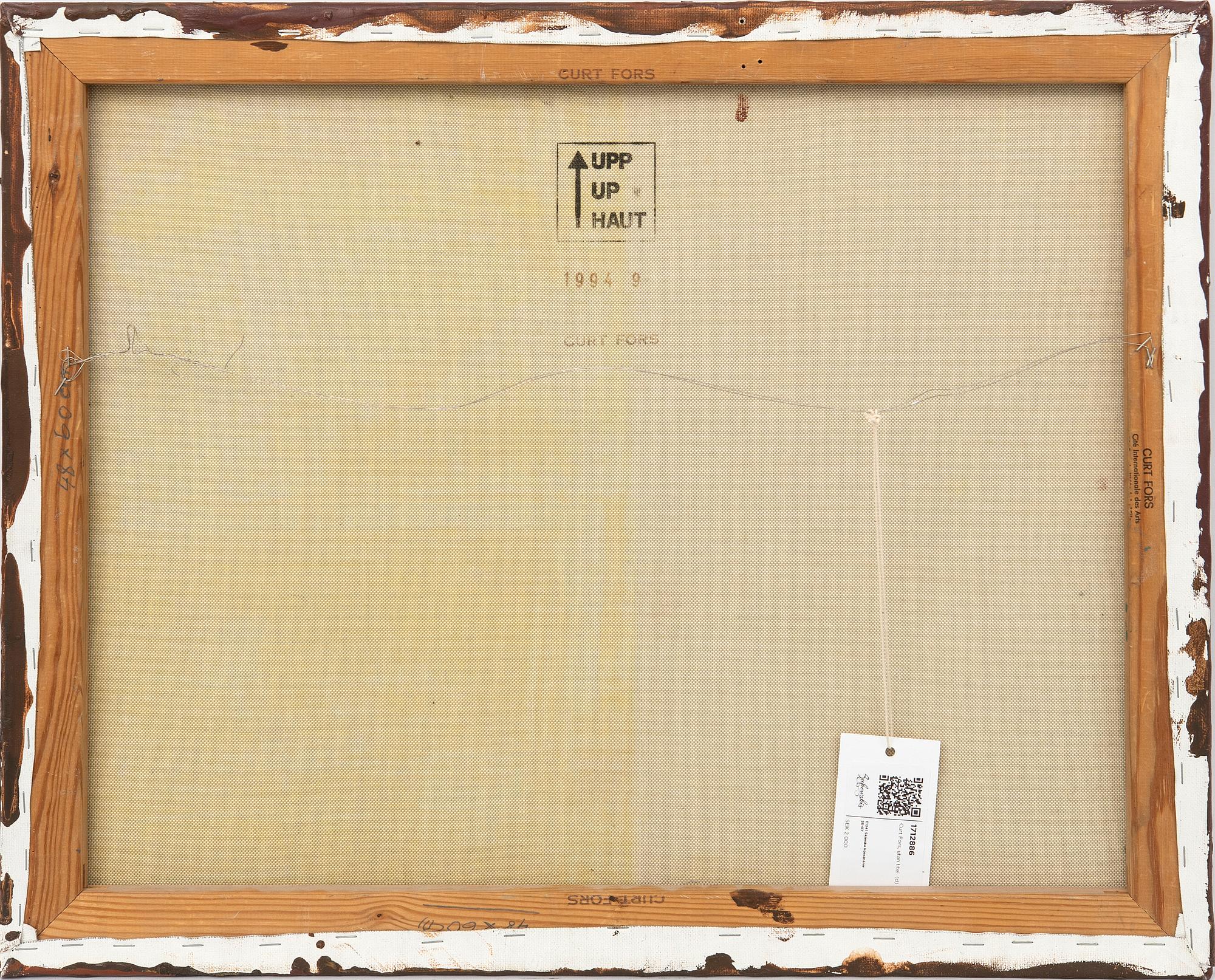 Curt Fors, untitled.
