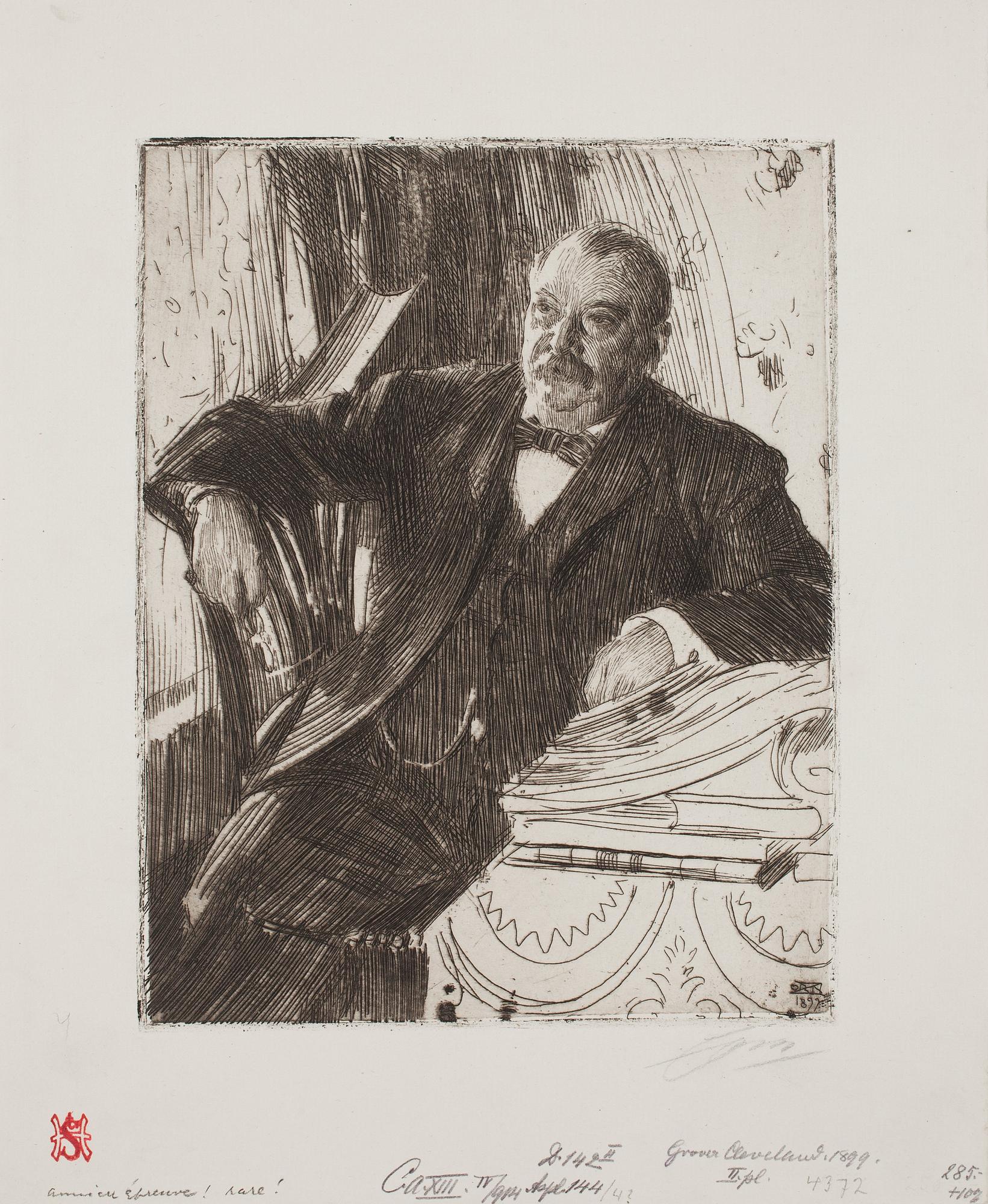 Anders Zorn, "Grover Cleveland II".