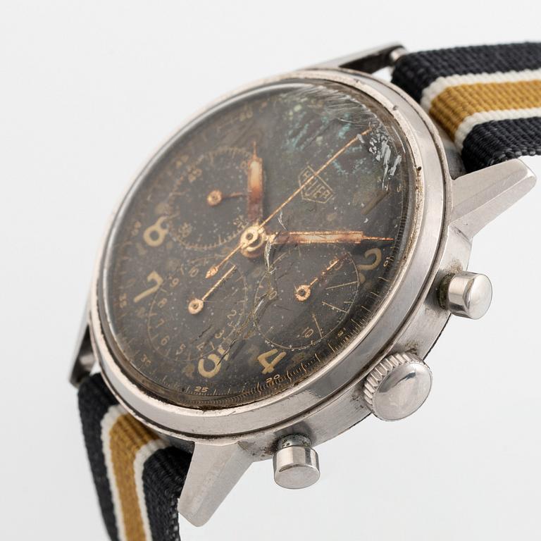 Heuer, chronograph, ca 1945.