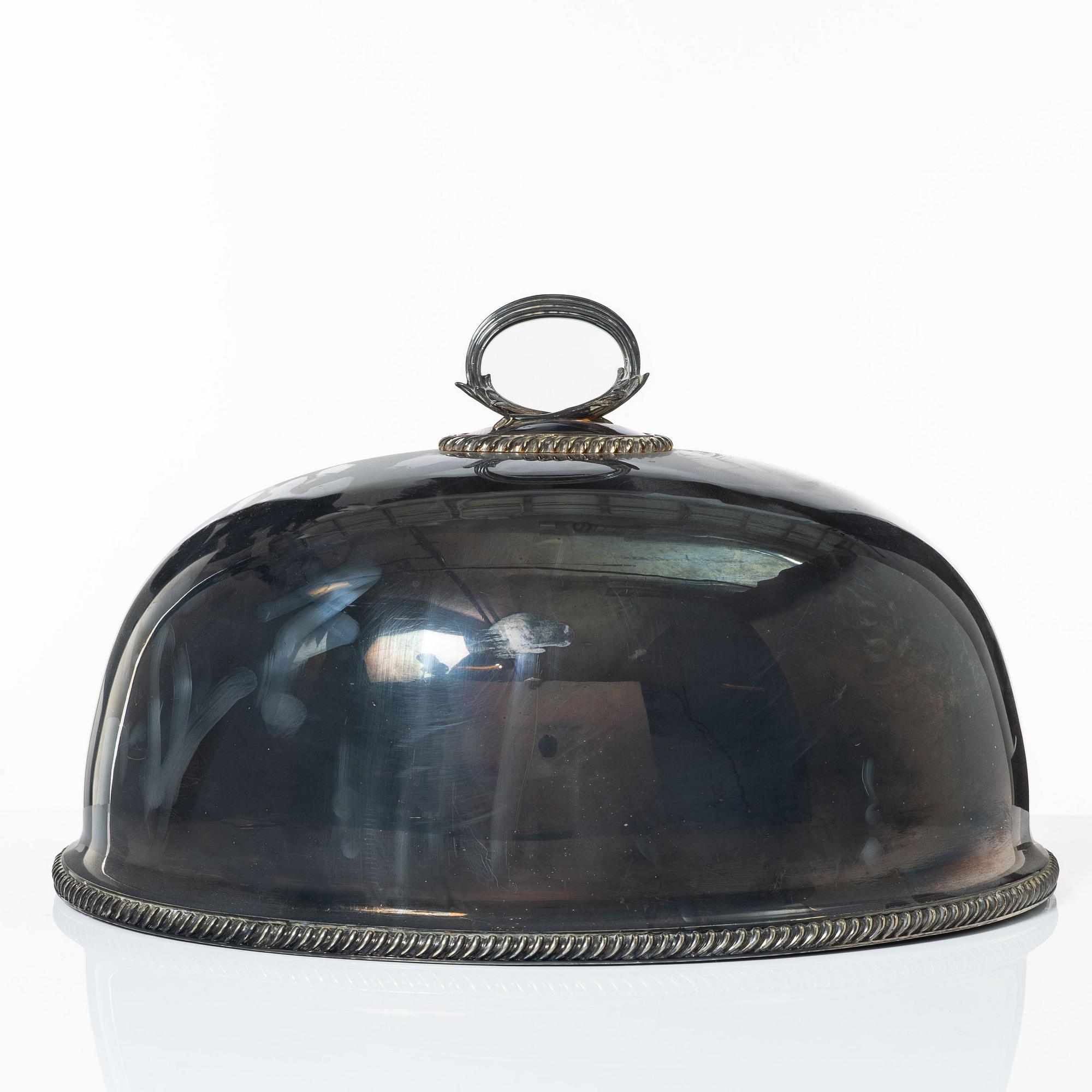 Stekhuv, pläter, Mappin & Webb, England, 1900-talets början.