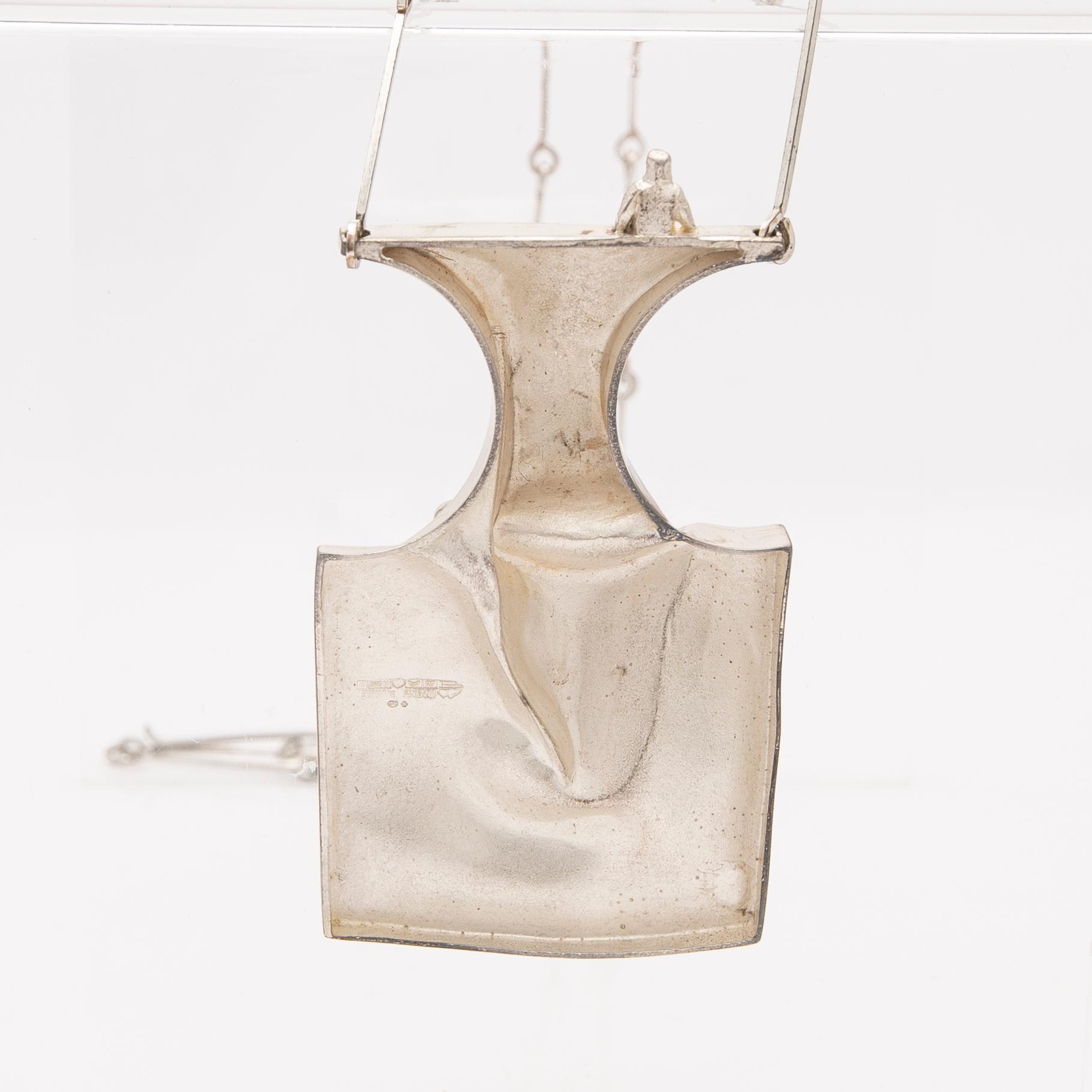 Björn Weckström, necklace, "Barbarella", sterling silver, for Lapponia, Finland.