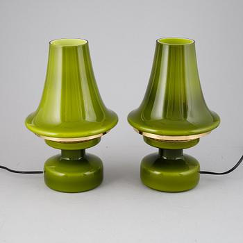 Hans-Agne Jakobsson, a pair of 'B124' table lamps, Markaryd, second half of the 20th century.