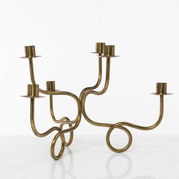 Josef Frank, Candle holder, brass, Company Svenskt Tenn, designed in 1934.