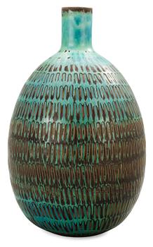1171. A Stig Lindberg stoneware vase, Gustavsberg studio 1958-59.
