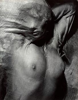 304. Erwin Blumenfeld, "Nude under wet Silk", ca 1937.