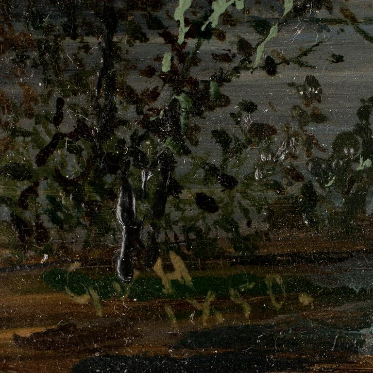 PEHR GUSTAF VON HEIDEKEN, ett par, olja på plåt, signerade och daterade 1850.