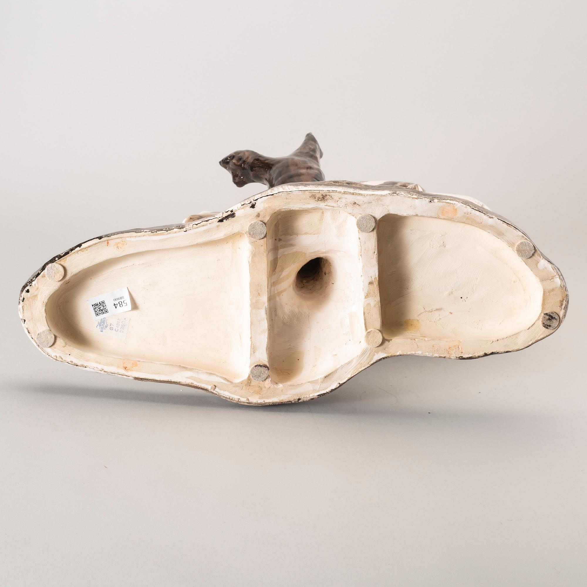 Janine Janet,  skulptur signerad, 1950-tal.