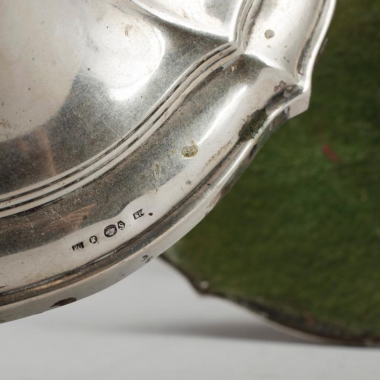 KANDELABRAR. ett par, silver, 1931.