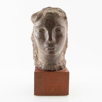 Gunnar Nordborg, Sculpture Woman's Head.