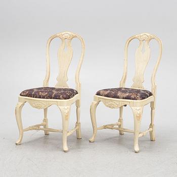 Chairs, 6 pcs, Rococo style, mid-20th Century.