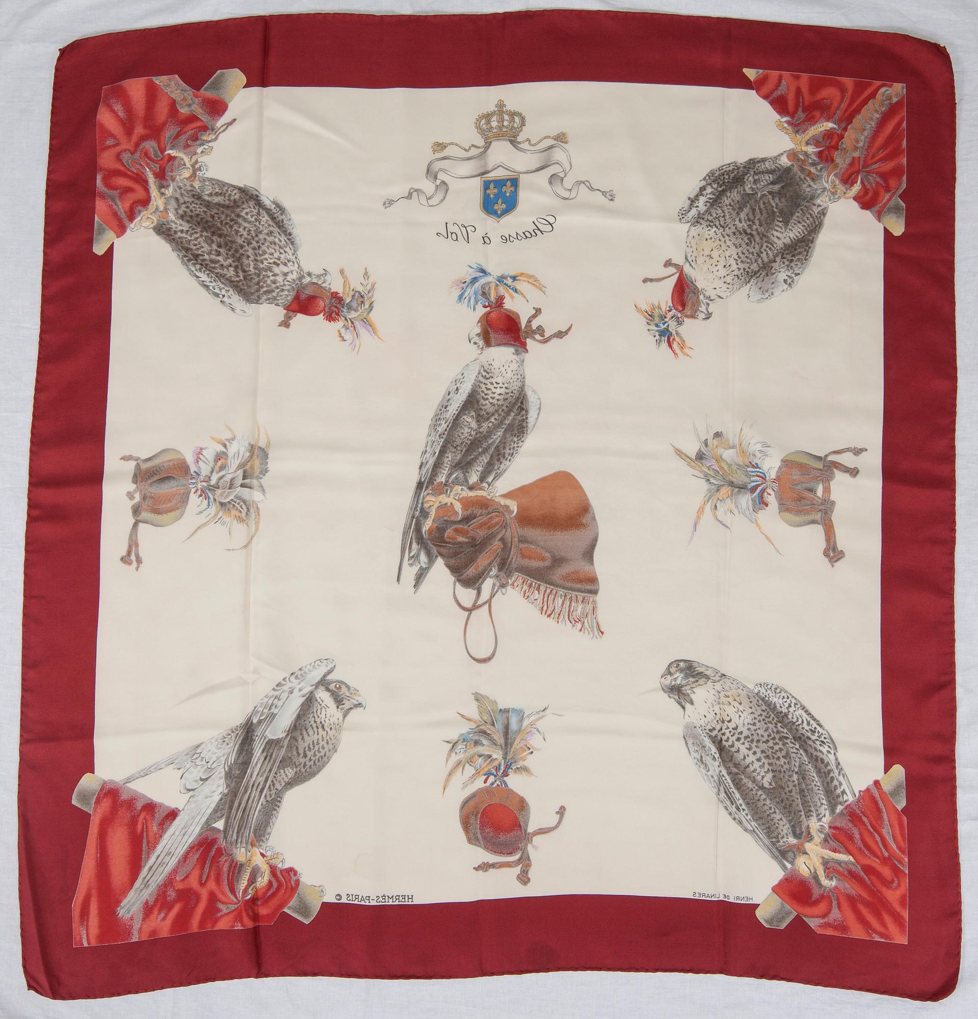 SCARF, "Chasse à Vol", Hermès.