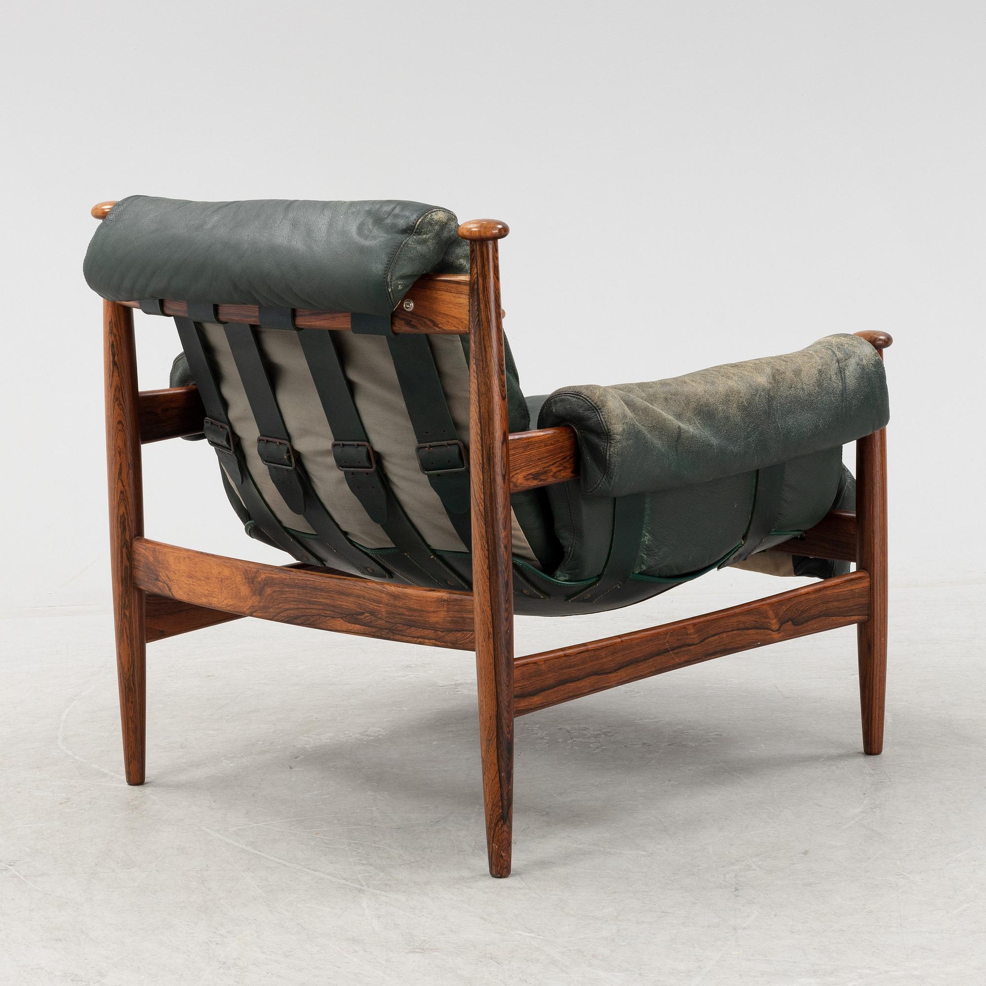 An 'Amiral' rosewood easy chair by Eric Merthen for IRE, 1960's.