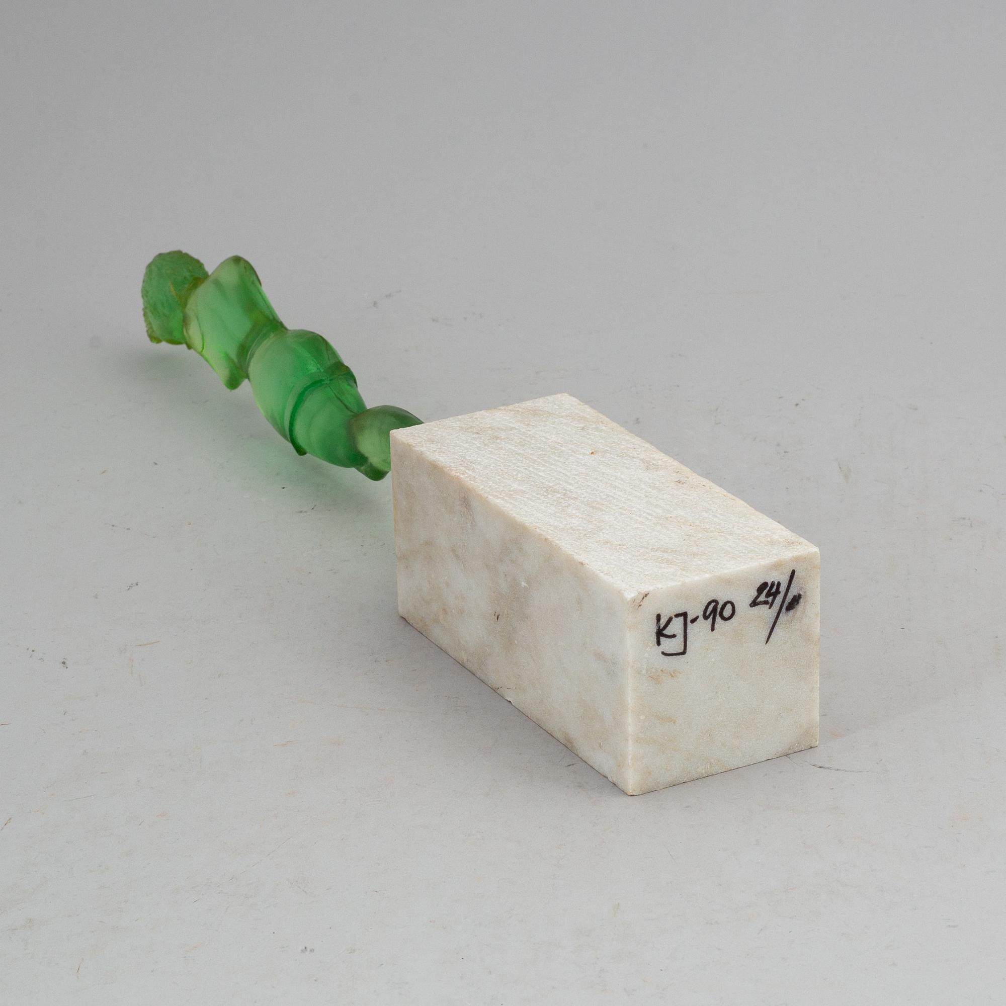 KARIN JOHANSSON, sculpture, signed and dated -90.