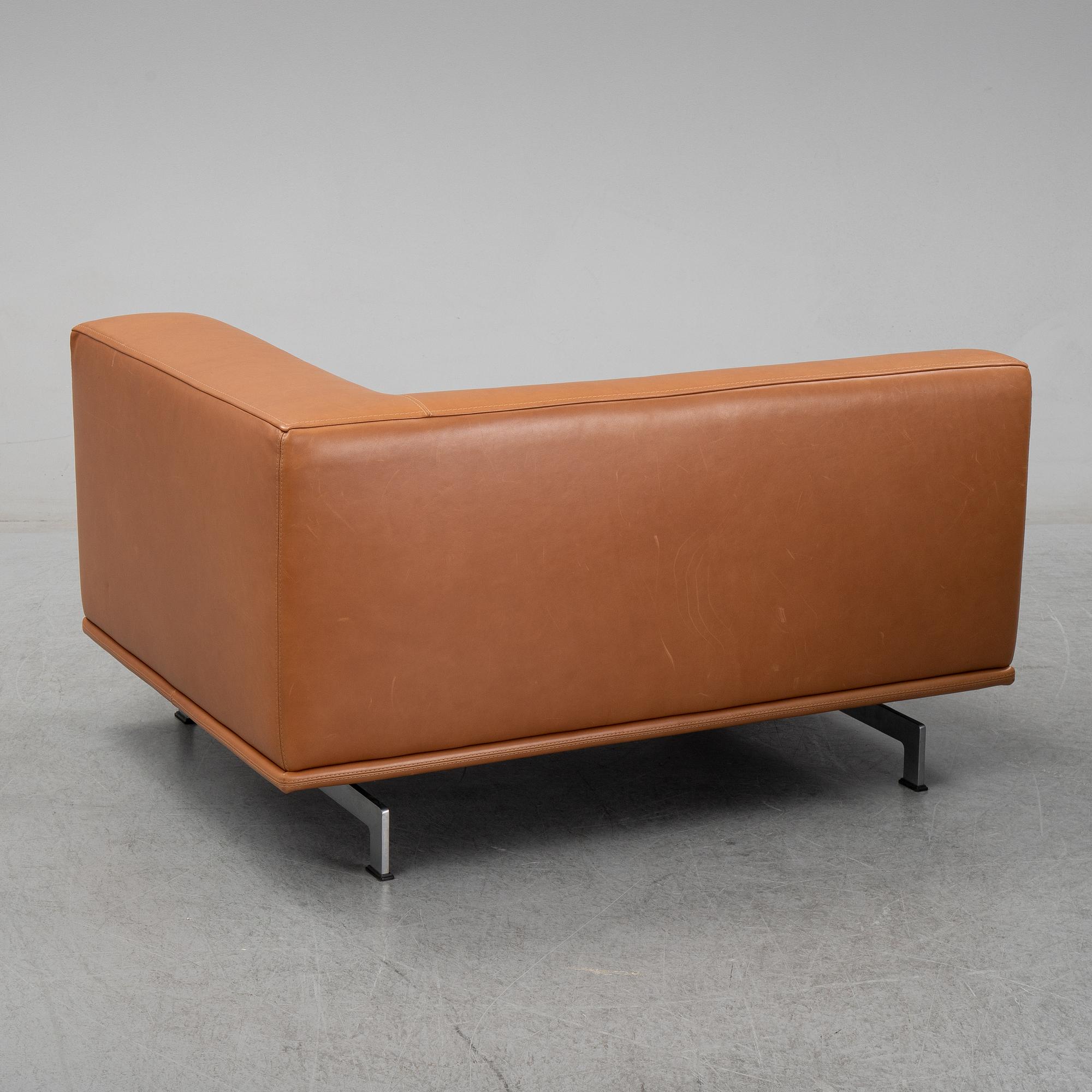 Hannes Wettstein, sofa, model EJ 450 for Erik Jørgensen. Denmark. 21th century.