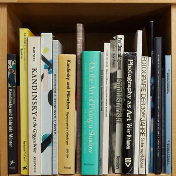 Björn Springfeldt's art library.
