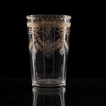 GLAS, sex stycken. Sverige, sengustavianska, omkring år 1800.