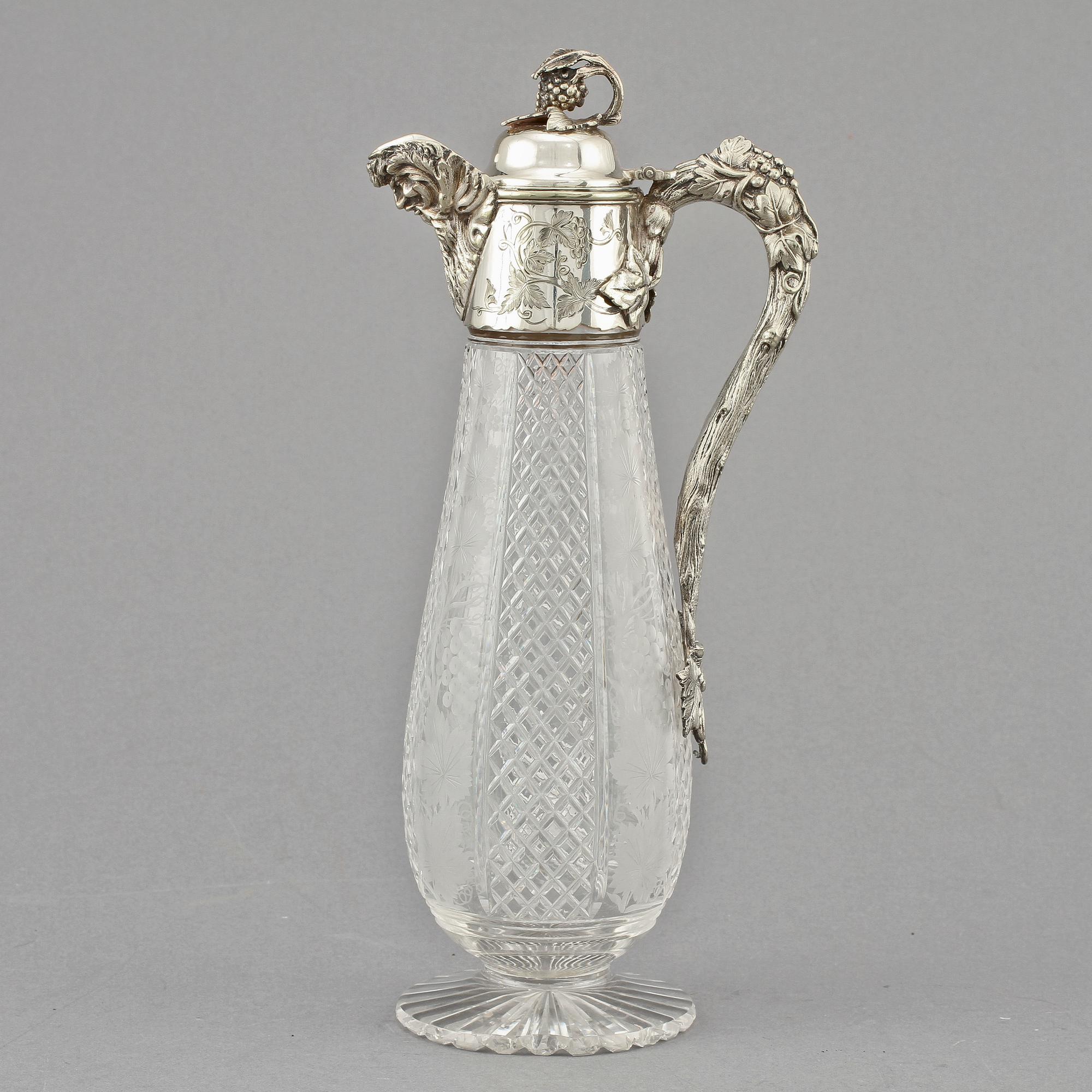 KANNA, nysilver samt glas, 1900-tal.