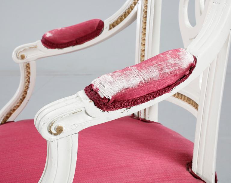 STOL, gustaviansk stil, 1800-tal.