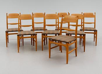 MATGRUPP, 8 delar, "Calmare Nyckel", Carl Malmsten, Åfors, 1900-talets andra hälft.