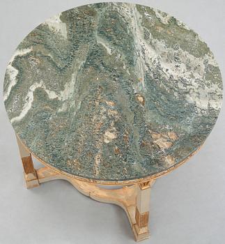 Axel Einar Hjorth, attributed to, a marble top Swedish Grace table, Nordiska Kompaniet 1920-30's.