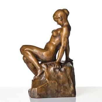 Carl Eldh, "Seated Girl".