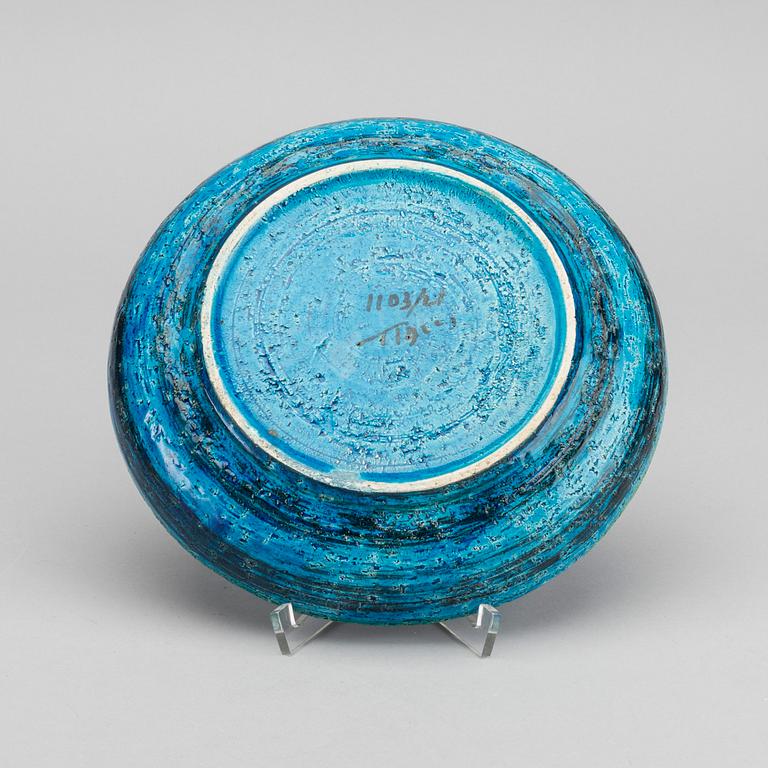 BITOSSI, 4 st, keramik, "Rimini Blue", Aldo Londi, Bitossi, 1900-talets andra hälft.